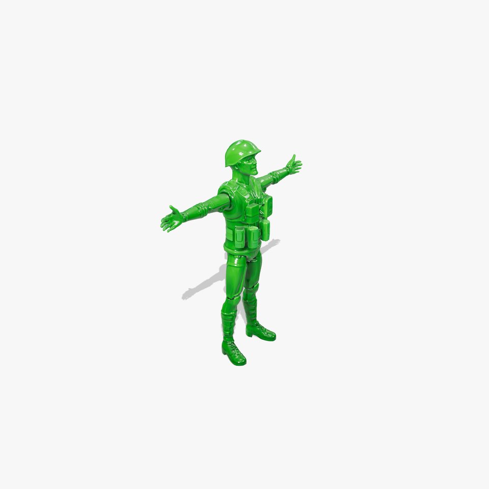 Green Plastic Soldier model pack